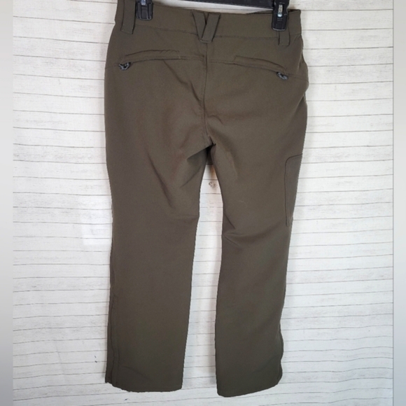 L.L. BEAN BOOT CUT OLIVE GREEN HIKING PANTS, SZ 4 - Picture 8 of 13